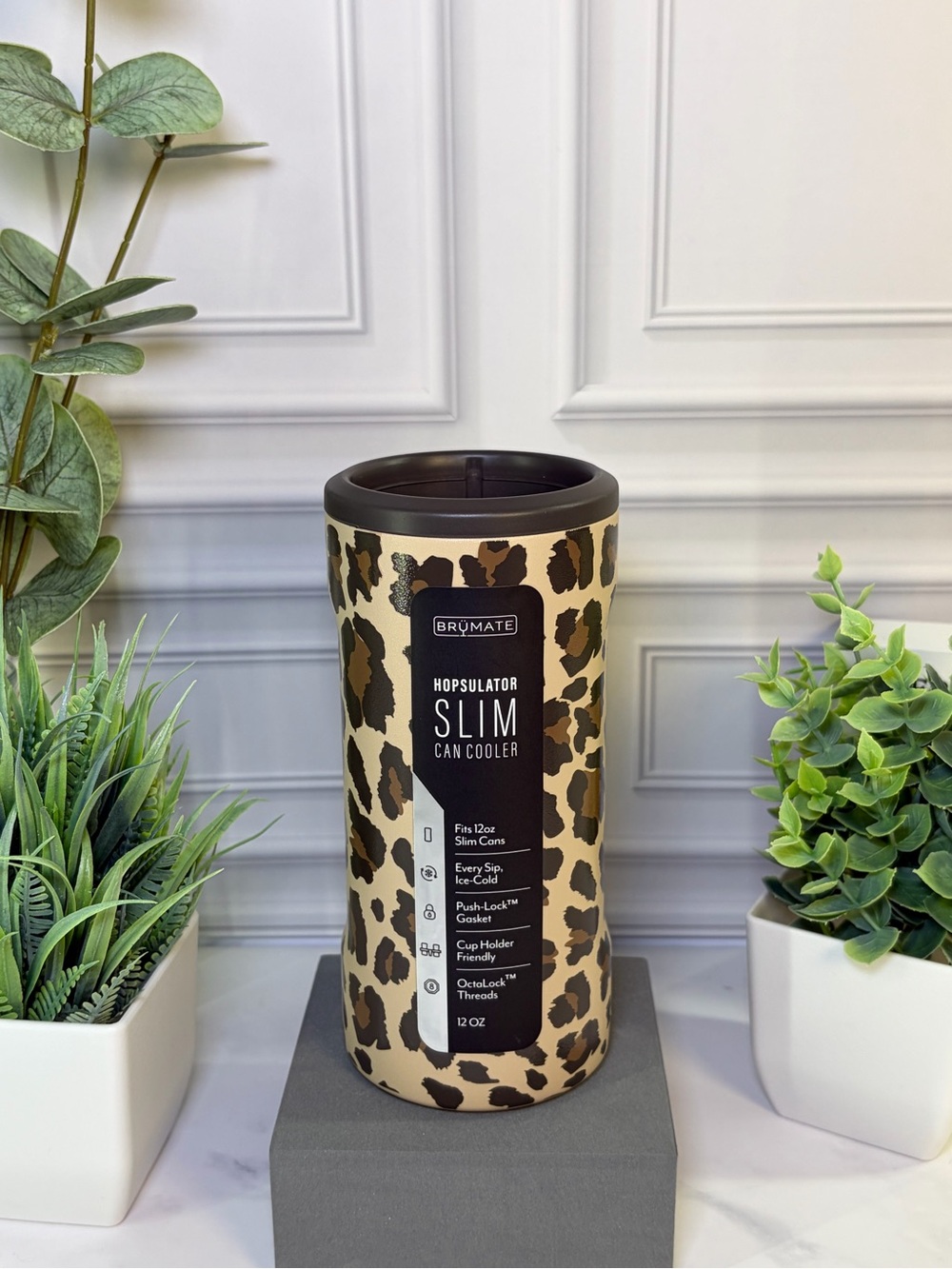 Brumate Leopard Latte Slim BNWT